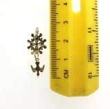Petite Gold Huguenot Cross