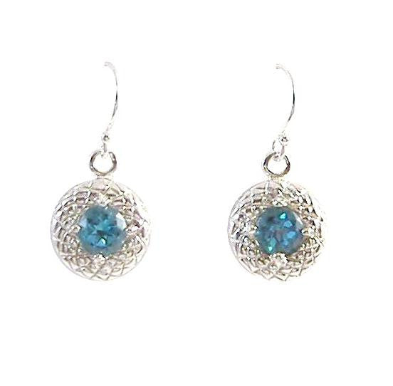 Chrysanthemum Birthstone Dangle Earrings Chuck Norton Designs