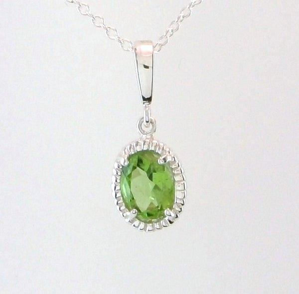 Halo Necklace with Brilliant Oval Gemstone – Chuck Norton Designs