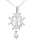 Small Silver Huguenot Cross
