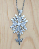 Silver "Legacy" Huguenot Cross