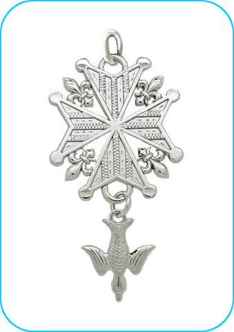 Coligny Huguenot Cross Necklace
