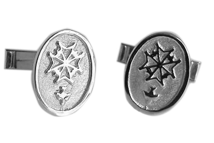 Silver Huguenot Cufflinks