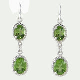Double Dangle Halo Earrings