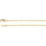 14K Gold fine rope chain