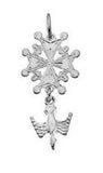 Petite Gold Huguenot Cross