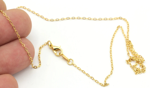 24K Gold Plated chain 20"