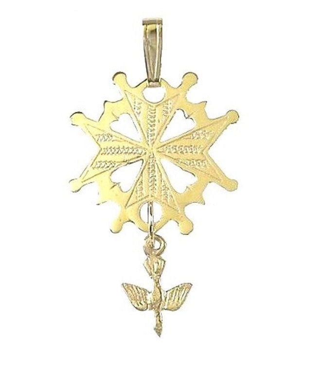 Medium Gold Huguenot Cross