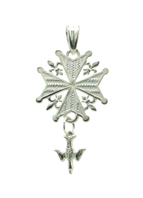 "Heritage" Silver Huguenot Cross Pendant