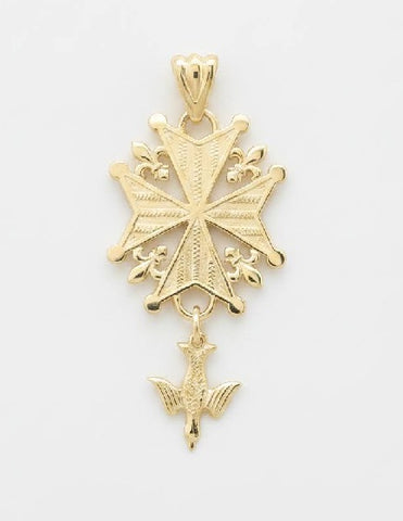 "Legacy" Gold Huguenot Cross