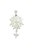 "Heritage" Gold Huguenot Cross Pendant