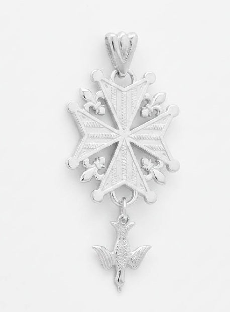 "Legacy" Silver Huguenot Cross