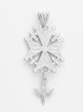 "Legacy" Silver Huguenot Cross