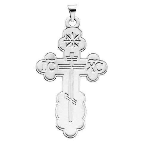 Orthodox Cross in Sterling Silver.