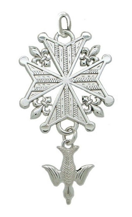 Custom "Coligny" Huguenot cross
