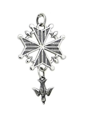 Heritage Huguenot Cross Earrings in Silver or Gold – Chuck Norton Designs