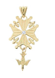 Gold "Legacy" Huguenot Cross