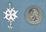 Medium Gold Huguenot Cross