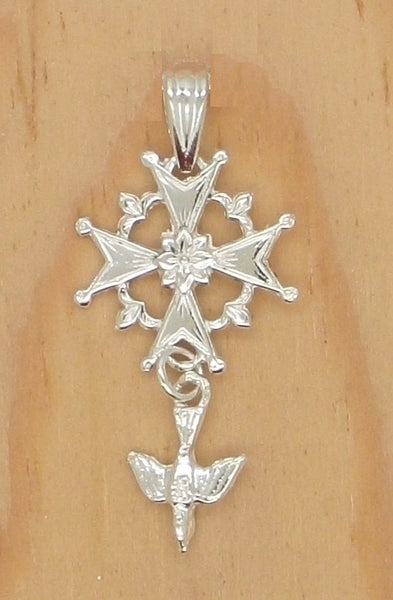 Gold Huguenot Rose Cross Necklace – Chuck Norton Designs