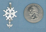 Small Silver Huguenot Cross