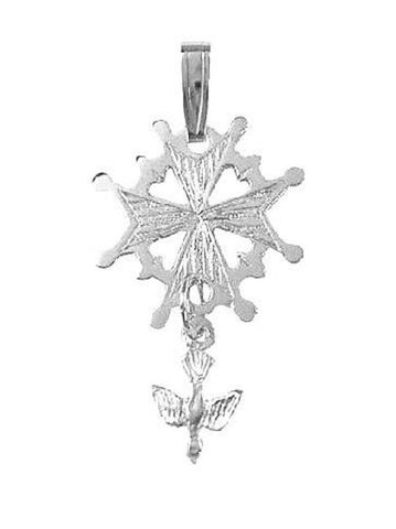 Small Silver Huguenot Cross