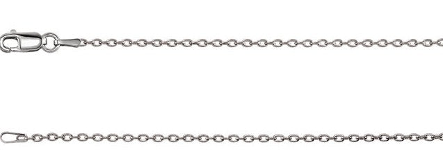 Add a Sterling Silver Cable Chain only $19!