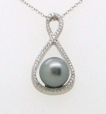 Tahitian Pearl Infinity Necklace